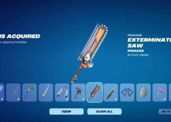 How to Get the Free Extermination Saw Pickaxe in Fortnite
