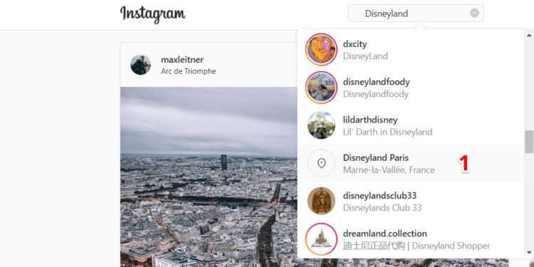 Instagram-Location