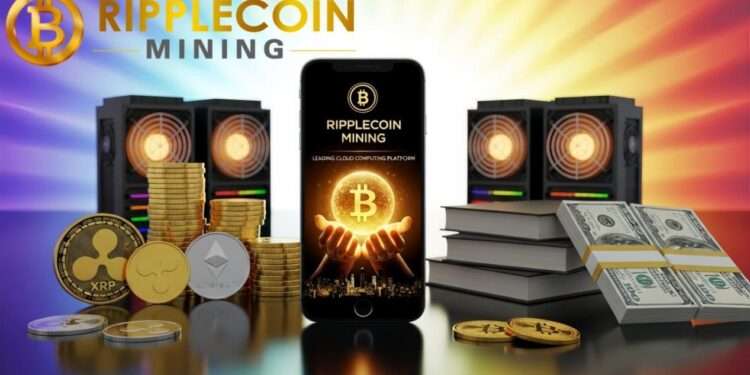 New cloud mining app, Ripplecoin Mining App, launched – leading the way in daily passive income for crypto investors