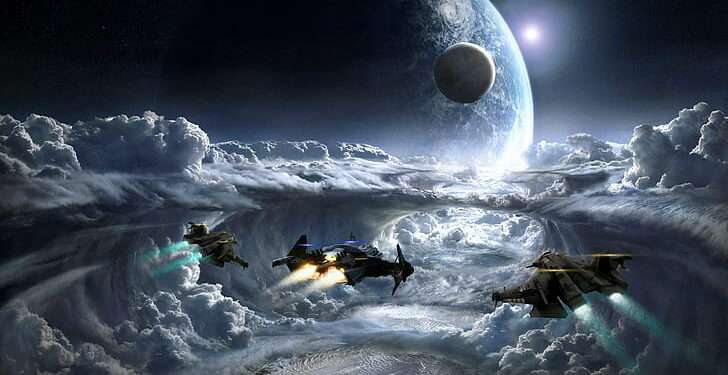 space-exploration spatial wallpaper