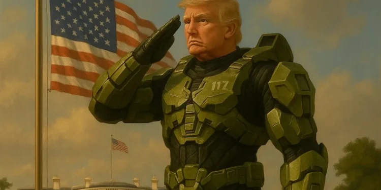 White House Criticized for Using ‘Halo’ Imagery in Deportation Campaign