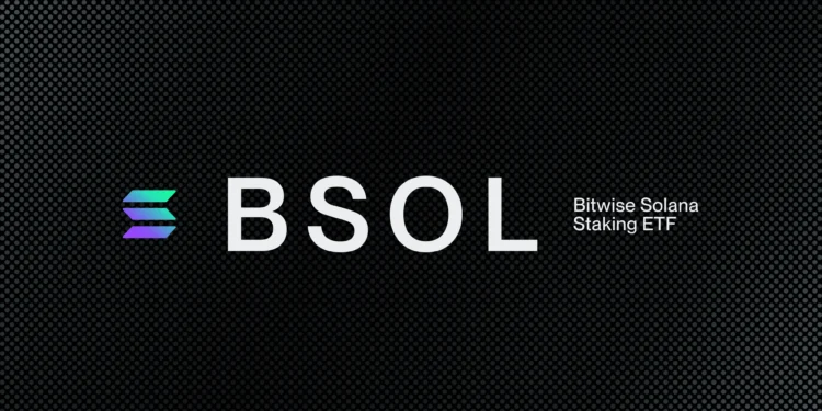 Bitwise’s BSOL Makes U.S. Debut as First Spot Solana ETP with Staking Rewards