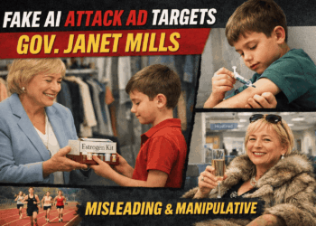 AI-Driven Attack Ad Puts Maine Governor Janet Mills at Center of Political Firestorm