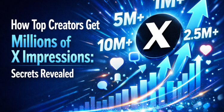 How Top Creators Get Millions of X Impressions: Secrets Revealed