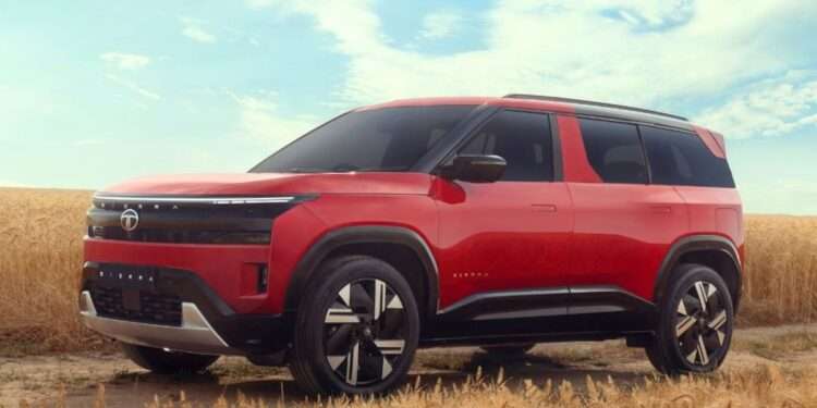 Tata Sierra EV to Launch in Early 2026 With Dual-Motor AWD