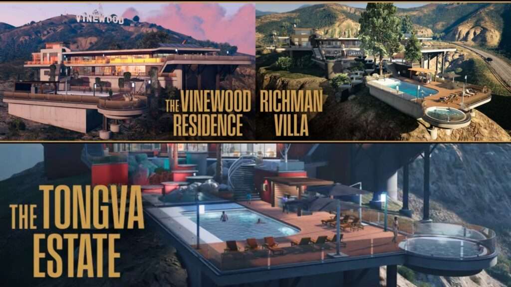 3 new mansion safehouses