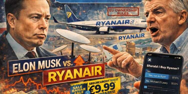 Elon Musk Floats Idea of Buying Ryanair After Public Clash With Michael O’Leary