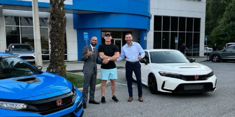 Cena Adds Another Honda to the Garage