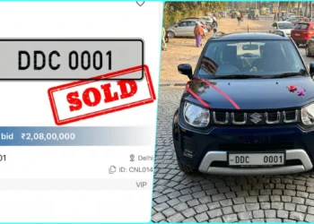 India’s Costliest Number Plate: ‘DDC 0001’ Sells for ₹2.08 Cr, Marking a New Era of Luxury Collectibles