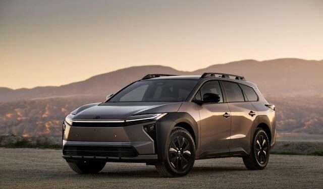 Subaru Teases New Electric SUV Ahead of New York Debut