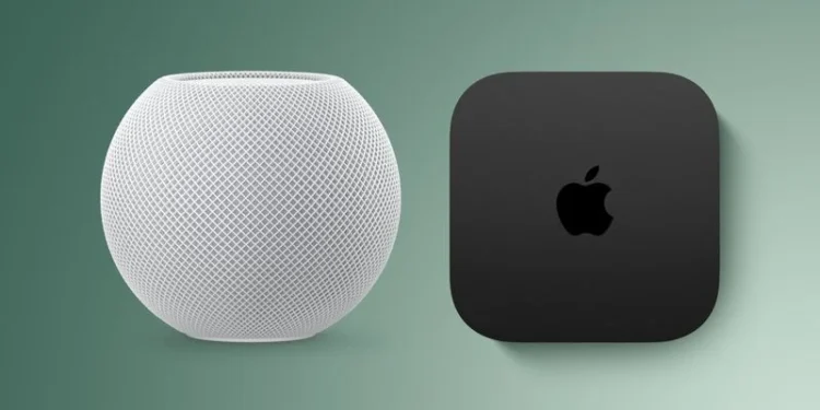 Apple TV and HomePod mini