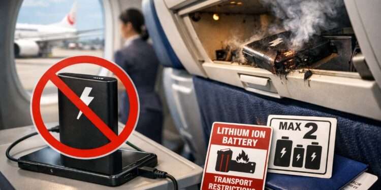 Japan Moves to Curb Power Bank Use on Flights After Safety Scares