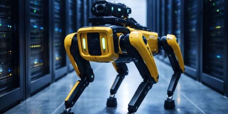 Robot Dogs Take on Security Duties at Expanding AI Data Centers