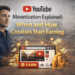 YouTube Monetization Explained: When and How Creators Start Earning