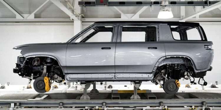 Rivian Turns Retired EV Batteries Into Factory Power Source