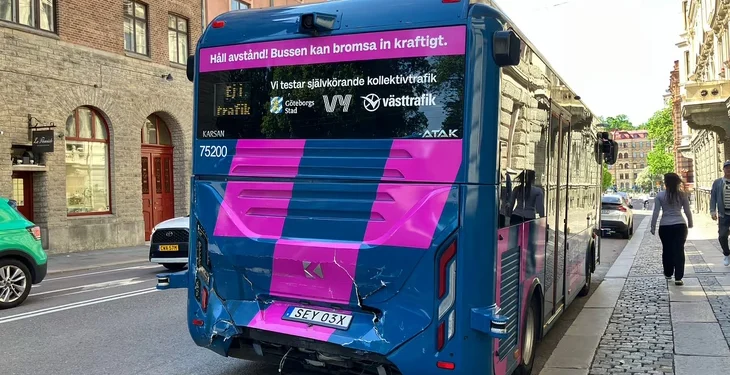 Self-Driving Bus Collides with Tram on Inaugural Day of Service in Sweden