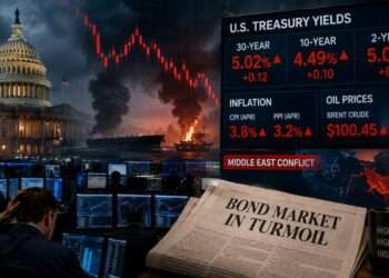 US Bond Crisis Deepens as Treasury Yields Hit 5% Amid Oil Shock and Inflation Fears