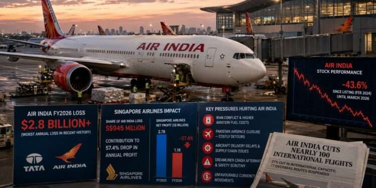 Air India’s $2.8 Billion Crisis Raises Fresh Doubts Over Tata Turnaround Plan