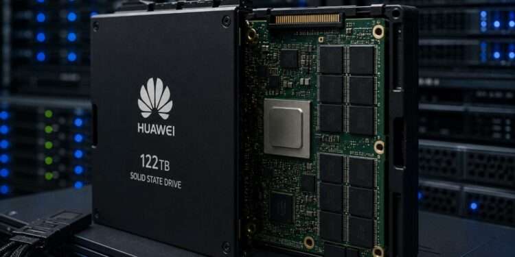How Huawei Built a 122TB SSD Without Access to Advanced Western NAND