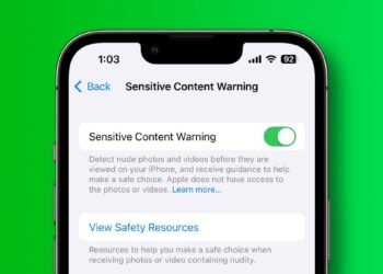 Sensitive Content iPhone