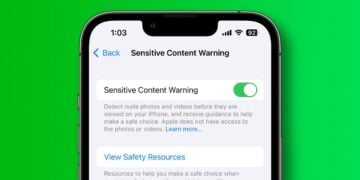Sensitive Content iPhone