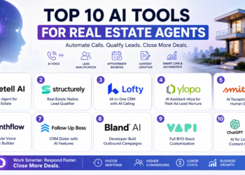 Top 10 AI Tools for Real Estate Agents
