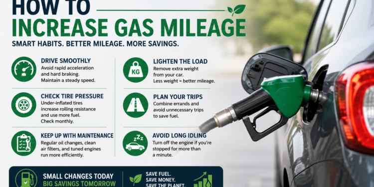 Fuel prices may rise and fall, but one thing stays constant: drivers want to make every litre go further. The good news is that improving gas mileage does not always require buying a new hybrid or changing cars altogether. A few disciplined habits behind the wheel, along with basic maintenance, can make a noticeable difference over time. For most drivers, the biggest gains come from reducing waste. That means less aggressive acceleration, fewer unnecessary trips, correctly inflated tyres and a car that is mechanically healthy. Smooth Driving Uses Less Fuel The quickest way to burn more fuel is to drive as if every traffic light is a starting grid. Hard acceleration, sharp braking and sudden changes in speed force the engine to work harder and consume more petrol. A smoother approach works better. Accelerate gradually, maintain a steady speed where possible and look ahead to anticipate traffic. If a red light is visible in the distance, easing off the accelerator early is usually more efficient than rushing forward and braking hard at the last moment. Speed also matters. As speeds rise, aerodynamic drag increases and the engine needs more energy to keep the vehicle moving. On highways, staying within a sensible cruising range rather than constantly pushing at high speeds can help reduce fuel consumption. Check Tyre Pressure Regularly Tyres are easy to ignore until something goes wrong, but they play a major role in fuel economy. Under-inflated tyres create more rolling resistance, which means the engine has to use more fuel just to move the car forward. Drivers should check tyre pressure at least once a month, preferably when the tyres are cold. The correct pressure is usually listed on the driver-side door frame or in the owner’s manual. It is important not to use the maximum pressure printed on the tyre sidewall as a target. That figure is not necessarily the recommended setting for the vehicle. The US Environmental Protection Agency notes that under-inflation reduces fuel economy, increases tyre wear and adds to emissions. Stop Carrying Extra Weight A car is not a storage room. Heavy items in the boot may seem harmless, but extra weight makes the engine work harder, especially in city traffic where the vehicle is constantly stopping and starting. Clear out unnecessary tools, boxes, sports gear and other items that have been sitting in the car for weeks. Roof racks and cargo boxes can also hurt mileage by increasing aerodynamic drag. If they are not being used, remove them. This is especially relevant for drivers who spend most of their time on highways, where wind resistance becomes a bigger factor. Keep Up With Maintenance A well-maintained vehicle is usually a more fuel-efficient vehicle. Delayed oil changes, worn spark plugs, clogged air filters, dragging brakes and poor wheel alignment can all affect how efficiently a car runs. Following the manufacturer’s service schedule is the safest route. Use the recommended engine oil grade and get warning lights checked instead of ignoring them. A sudden drop in mileage can be an early sign that something needs attention. The EPA advises motorists to follow their vehicle maintenance schedule and use the recommended motor oil to support better fuel efficiency and safer operation. Combine Trips and Avoid Long Idling Short trips can be surprisingly fuel-hungry because the engine has not had enough time to reach its most efficient operating temperature. Combining errands into one planned route can reduce cold starts, unnecessary kilometres and fuel use. Idling is another quiet fuel drain. If you are waiting for an extended period, switching off the engine can be more sensible than leaving it running. Modern cars do not need long warm-up periods before driving. Start, settle for a few seconds and drive gently. The Bottom Line Better gas mileage is less about one miracle trick and more about consistent habits. Drive smoothly, maintain the right tyre pressure, remove excess weight and service the car on time. These small changes may not feel dramatic on a single trip, but over months of commuting, school runs and highway drives, they can add up to real savings.