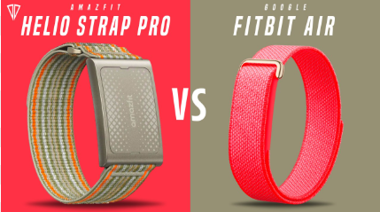 The Screenless Biometric Battle Fitbit Air vs. Amazfit Helio & Helio Strap Pro