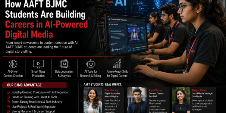 How AAFT BJMC Students Are Building Careers in AI-Powered Digital Media