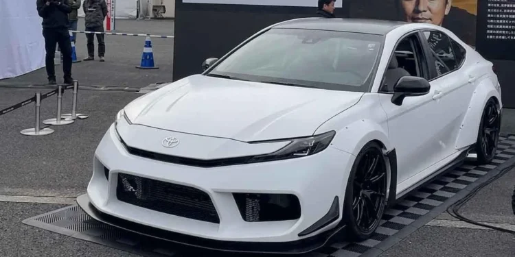 Toyota Builds Wild One-Off 7-Cylinder Camry GR With Engines at Both Ends