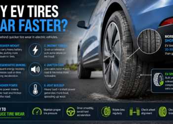 EV tire wear faster