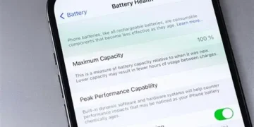Phone's battery