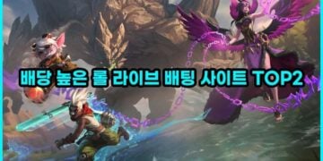 롤 토토 사이트 추천 – 높은 배당과 실시간 배팅을 지원하는 TOP2