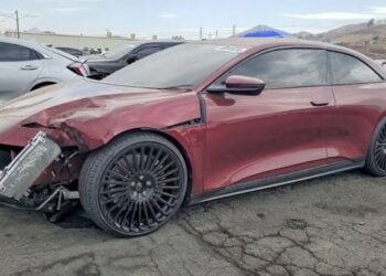 Shaquille O'Neal's One-of-a-Kind Lucid Air Coupe Heads to Auction After Crash