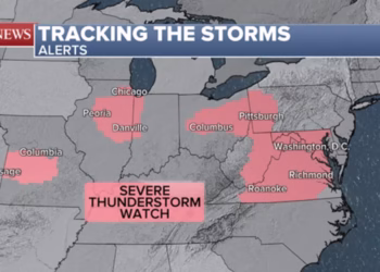 Severe Storms Sweep Across the US as Heat Wave Continues