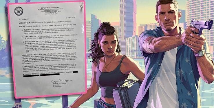 US Army Battalion Reportedly Offers Troops Four Days Off to Play GTA 6 If They Re-Enlist