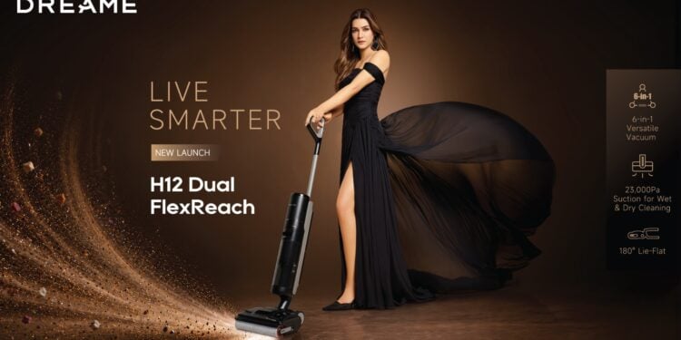Dreame Technology Launches H12 Dual FlexReach Wet & Dry Vacuum in India, Combining Powerful Cleaning with Versatile 6-in-1 Functionality