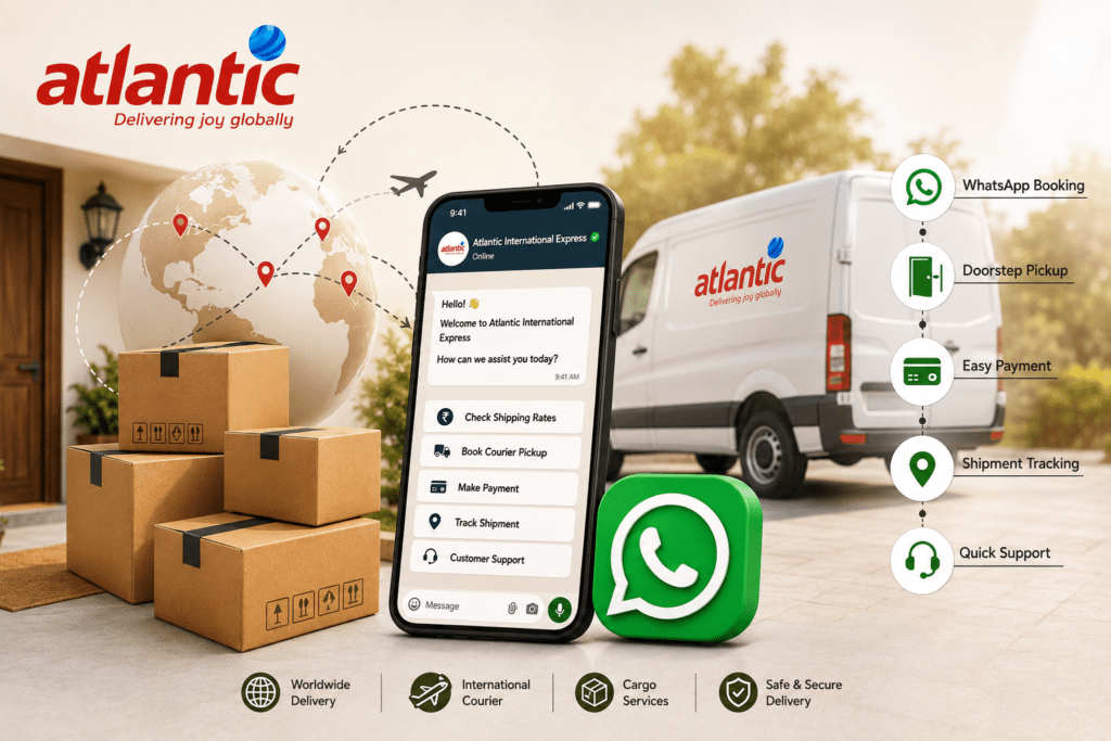 Atlantic Launches WhatsApp Booking: Doorstep Courier a Message Away
