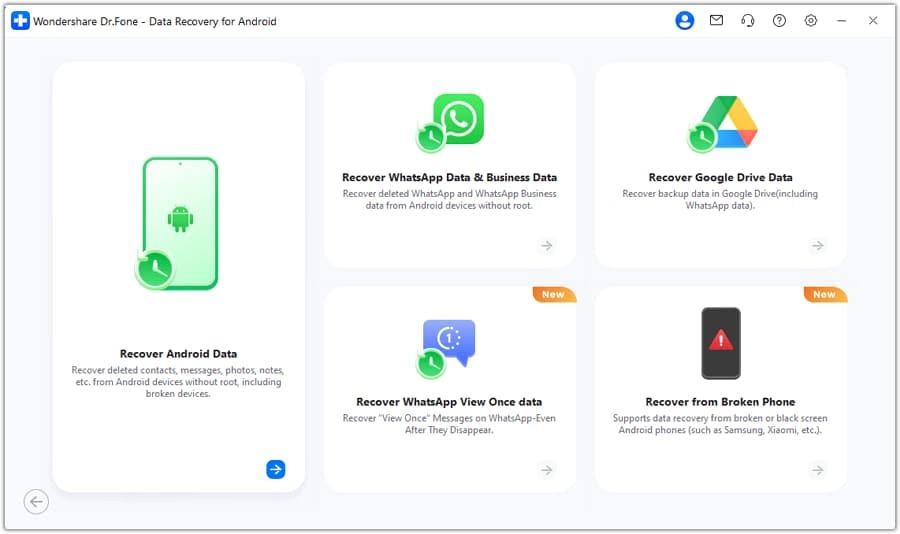 recover data from Android