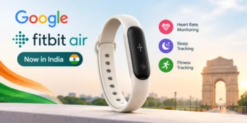 Google Fitbit Air Launches in India at ₹13,999: Screenless Tracker Brings Quiet Health Tracking to Your Wrist