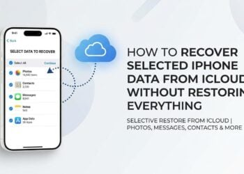 recover selected iphone data from icloud
