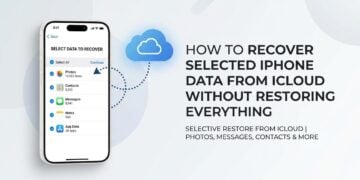 recover selected iphone data from icloud