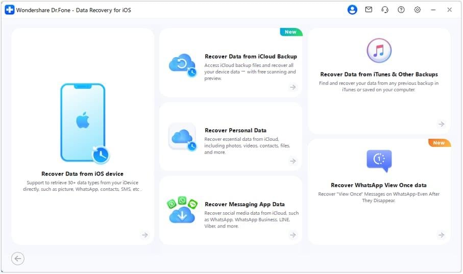 recover data from icloud