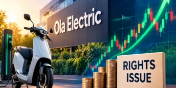 Ola Electric Eyes ₹1,000 Cr Rights Issue at 26% Discount